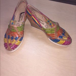 Mexican wedged sandal